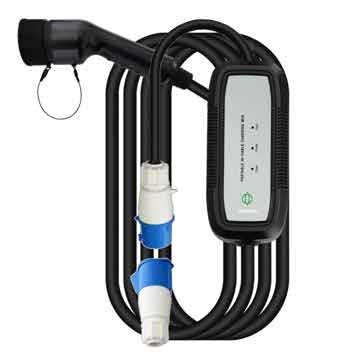 1422EEUG - Type2 (62196) 32A AC Indicator Light Portable Ev Charger with 32A industrial plug