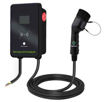 2132EEU - Type2 (62196) 32A RFID to Charge & Reservation Wall-Mounted/Column Ev Charger, 8A-12A-16A-24A-32A