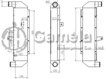 B620068 - Intercooler for WB93R-5 OEM: 42N-03-11770