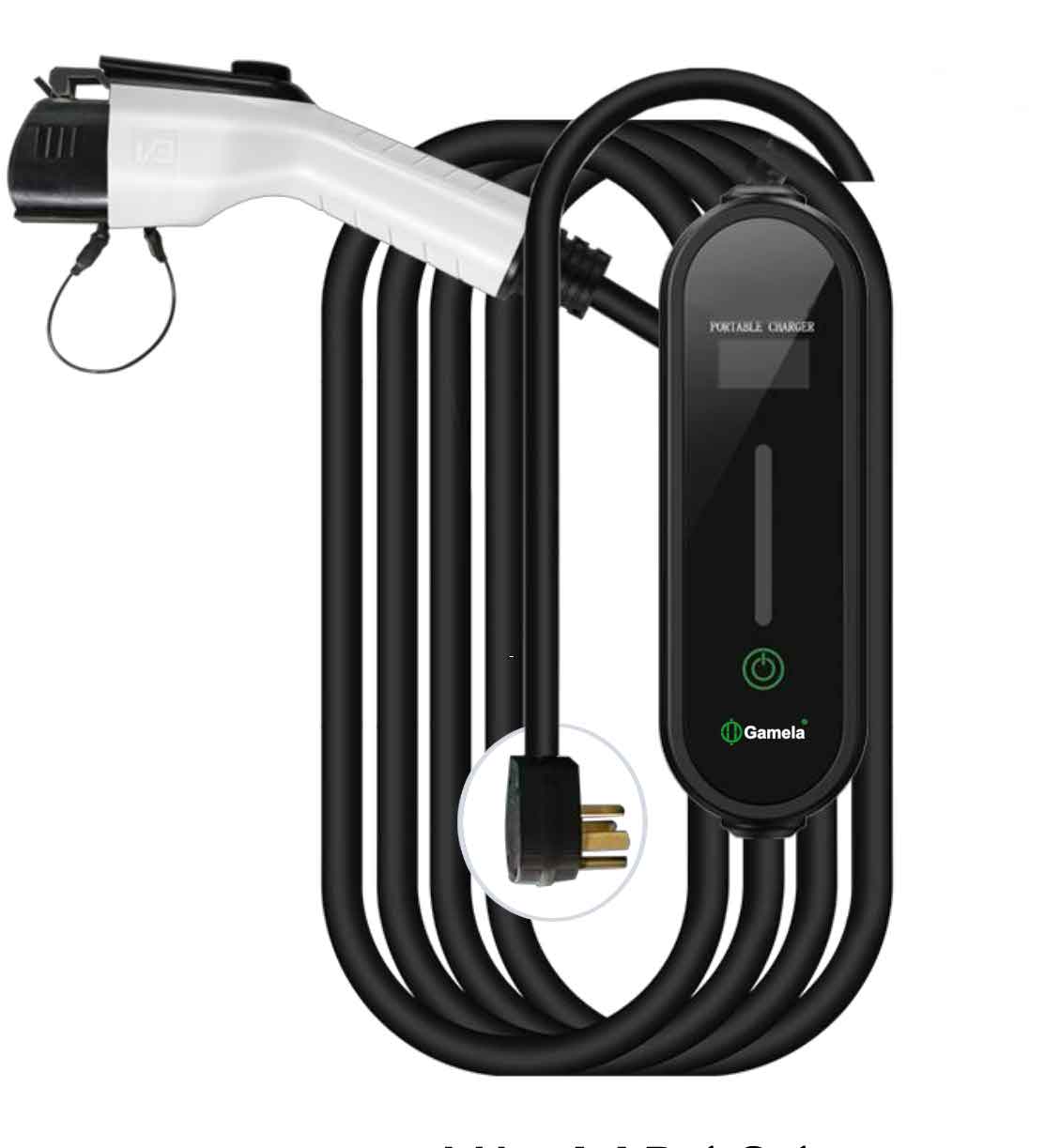 1231EAMG - Type1-J1772-32A-AC-Adjustment-and-Reservation-Ev-Charger-with-power-plug-14-50P-Max-output-current-32A