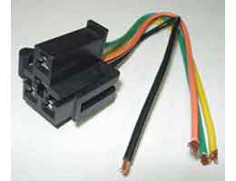 30107 - Ford-Blower-Motor-Resistor-Pigtail-4-Terminal-Connector