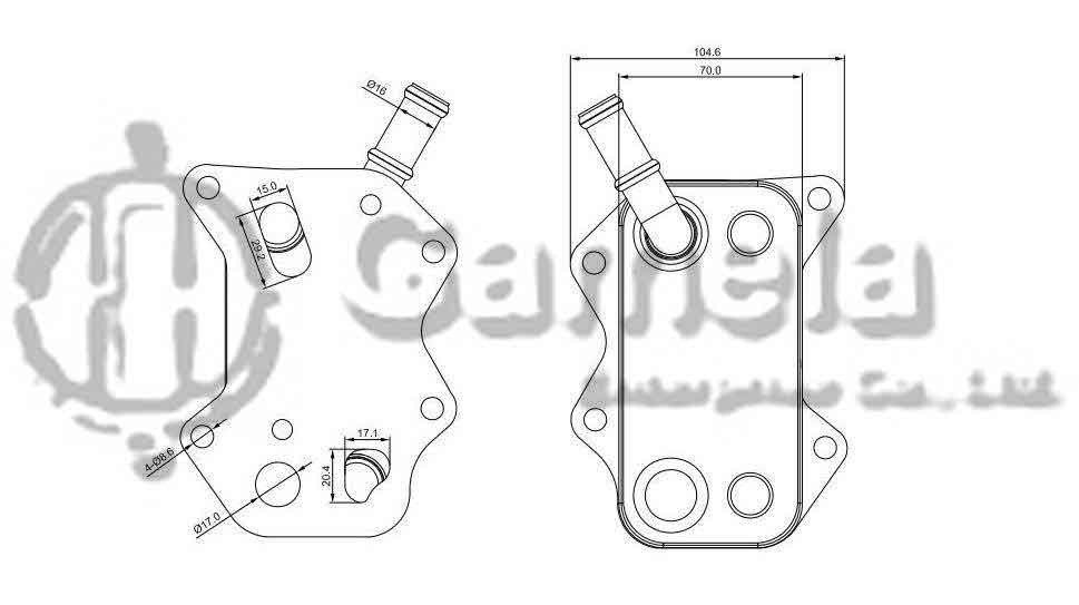 321001 - Oil-Cooler-for-AUDI-S1-S3-S4-S6-TT-06-AUDI-A3-A6-TTSEAT-ALTEA-EXEO-IBIZA-LEON-TOLEDO-SKODA-OC-SEAT-ALTEA-EXEO-3R-LEON-TOLEDO-III-04-09-SKODA-OCTAVIA-II-04-VW-EOS-GOLF-V-GOLF-VI-JETTA-III-PASSAT-B6-POLO-V-SCIROCCO-TOURAN-06-14