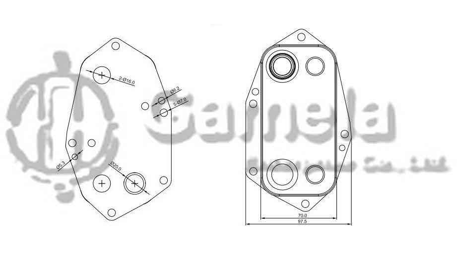 323002 - Oil-Cooler-for-BMW-3-E46-98-5-E39-95-7-E38-94-X5-E53-00-98-03-OEM-11422247204