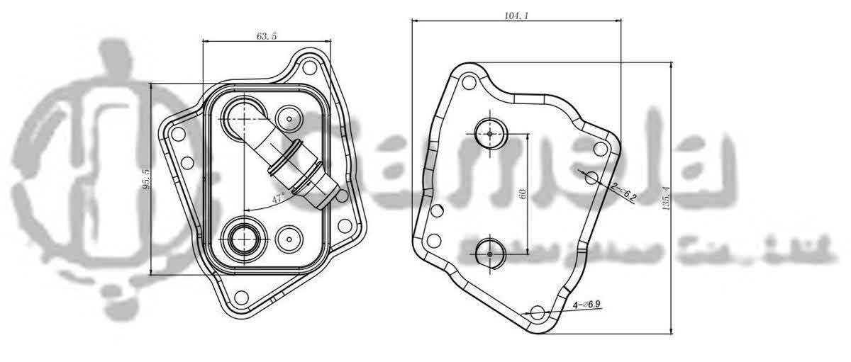 323011 - Oil-Cooler-for-BMW-1-E81-E82-E87-E88-04-3-E46-98-3-E90-E91-E92-OEM-1142-7508-967