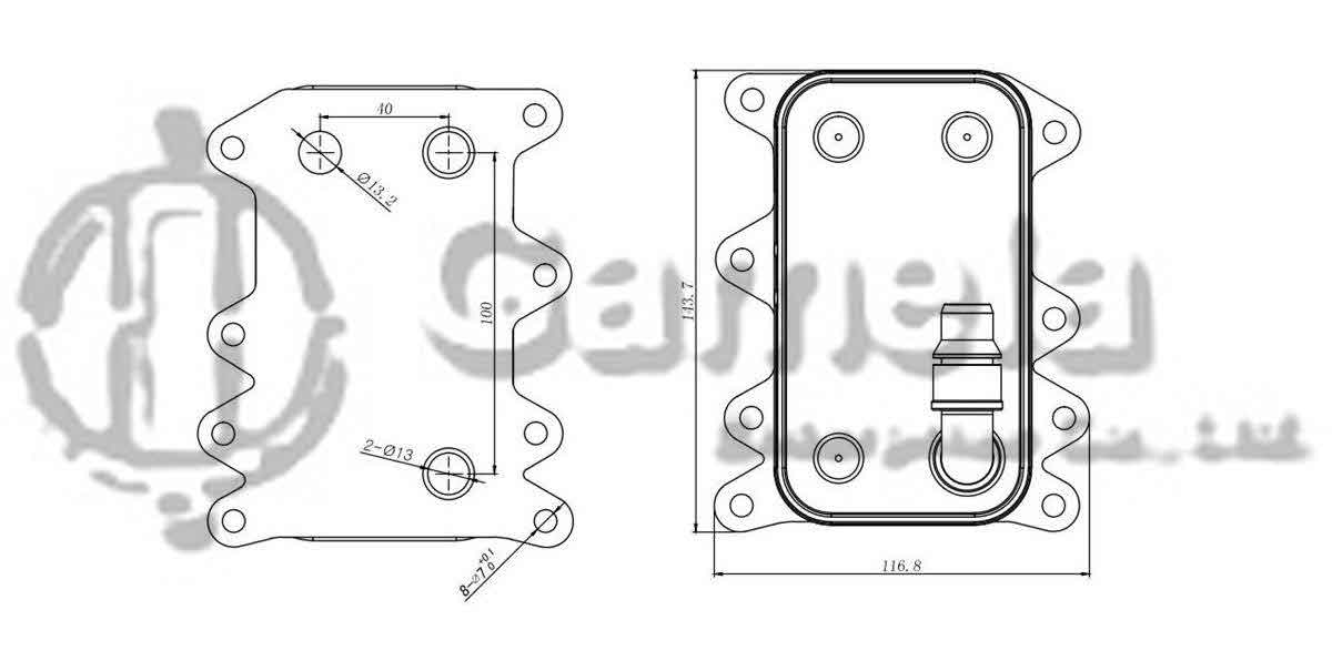 323018 - Oil-Cooler-for-BMW-5-E60-E61-03-6-E63-OEM-17217803830