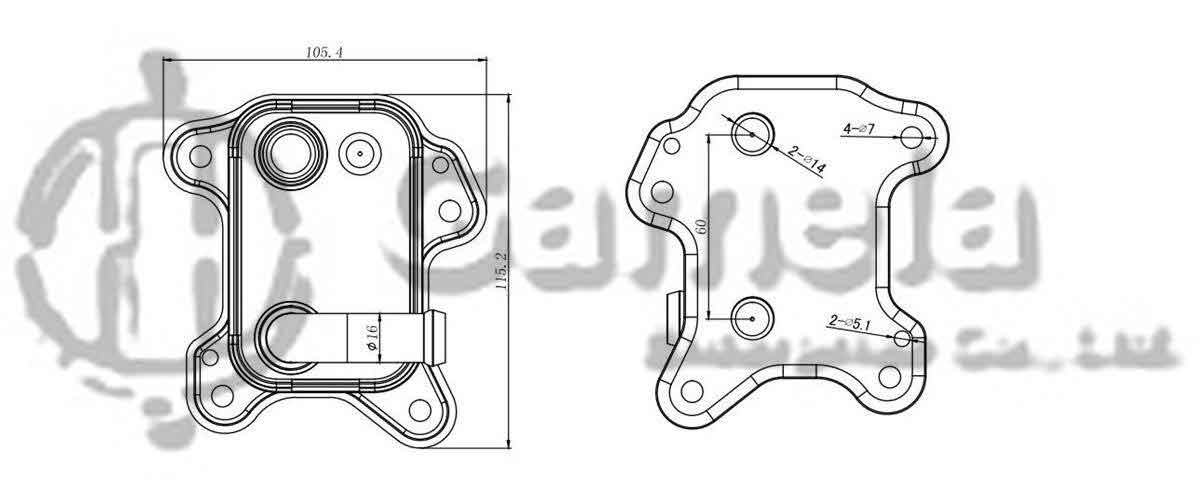 344003 - Oil-Cooler-for-OPEL-ASTRA-J-12-OEM-97323632