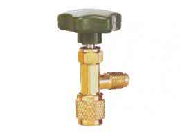 501406 - Can-tap-valve-Female-7-16-28UNF-swivel-x-Male-1-4-SAE-pin-type