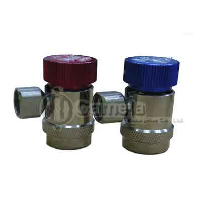 50301S - R134a-Manual-Quick-Coupler-set-with-Anti-over-turning-and-protection-device