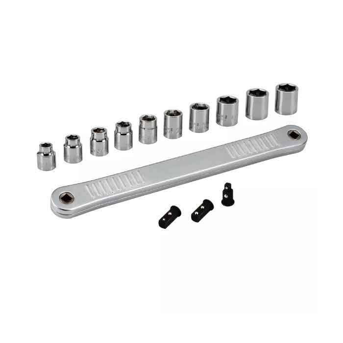 59478A - Extension-Ratchet-Drive-70-Nm-and-Low-Profile-Socket-Set
