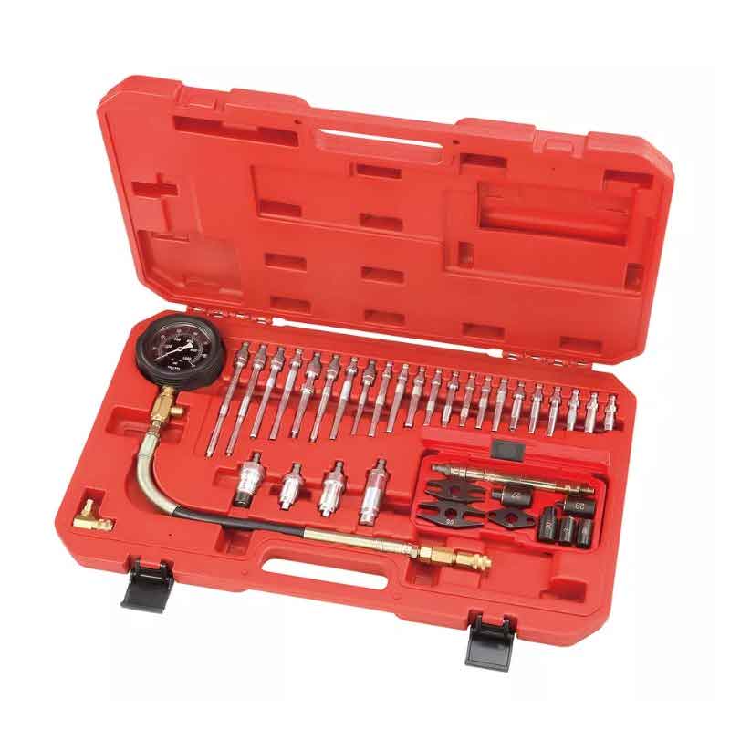 59487 - Diesel-Engine-Compression-Tester-Kit-with-Hydraulic-Gauge-Glow-Plug-Injector-Adapters
