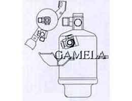 606122 - Receiver-Drier-for-Mercedes-Benz-124-830-00-83-124-830-03-83-124-830-02-83-124-830-01-83