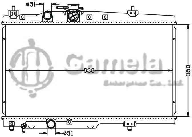 6110015N - Radiator-for-JIN-GANG-Ji-Li-Jin-Gang-MT