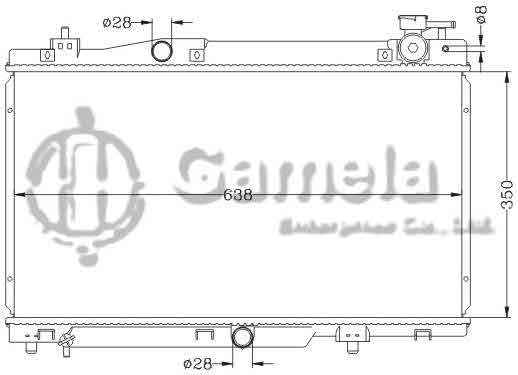 6110025ANA - Radiator-for-CHERY-QQ6-473Fa-Dong-Ji-MT-OEM-S21-13011110