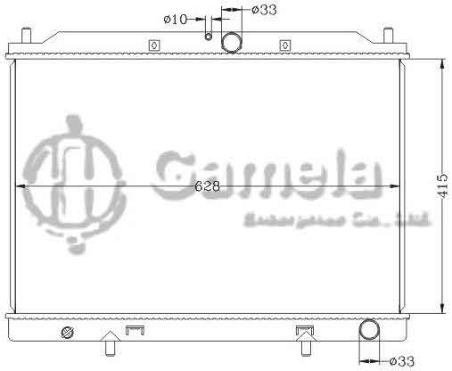 6110042NA - Radiator-for-Wu-Ling-Hong-Guang-1-2L-2010-MT