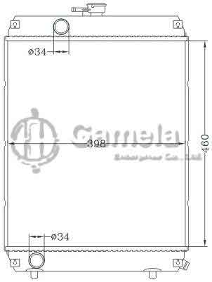 6110048NA - Radiator-for-KUBOTA-MT