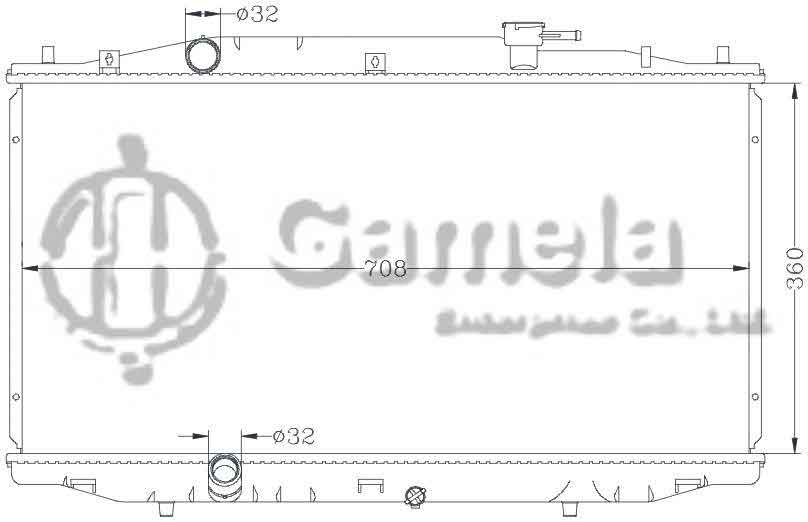 6110050NA - Radiator-for-Xin-Li-Fan-520-MT