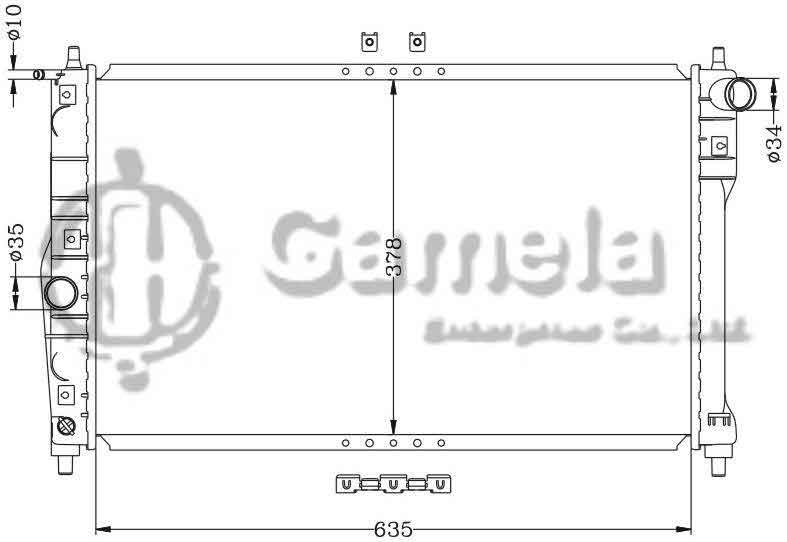 6111010N - Radiator-for-DAEWOO-LANOS-97-MT-OEM-96182261