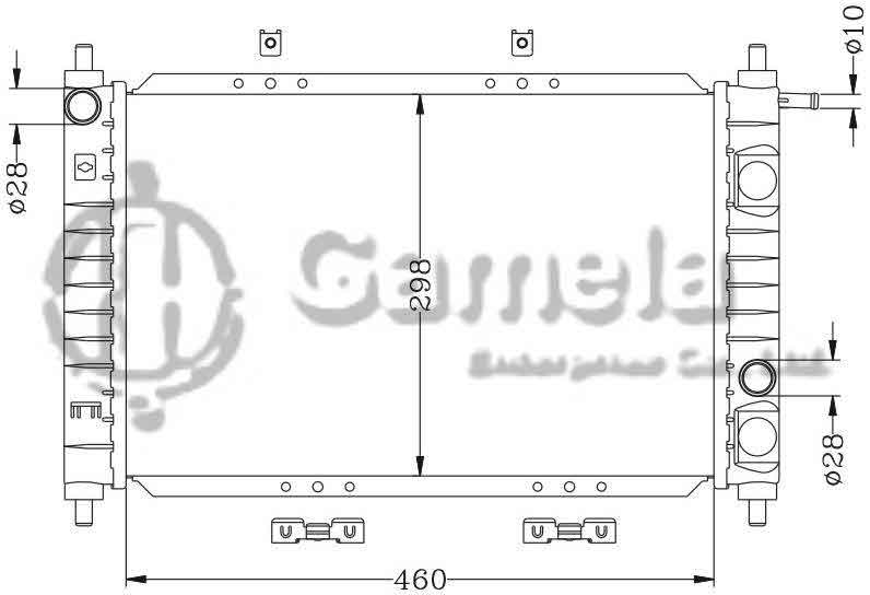 6111026N - Radiator-for-DAEWOO-MATIZ-98-MT-OEM-96314162