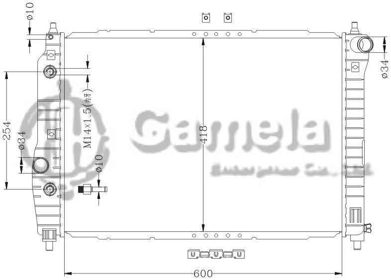 6111029N - Radiator-for-DAEWOO-KALOS-02-1-4i-16V-AT-DAEWOO-AVEO-05-1-4i-16V-AT-OEM-96536526