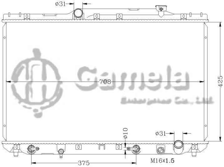 6112009N - Radiator-for-TOYOTA-CAMRY-92-96-SXV10-AT-OEM-16400-74760-DPI-1318