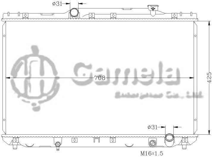 6112010N - Radiator-for-TOYOTA-CAMRY-92-96-SXV10-MT-OEM-16400-74750