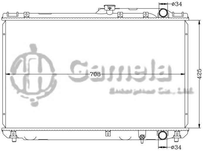 6112014N - Radiator-for-TOYOTA-CAMRY-92-96-VCV10-MT-OEM-16400-62090