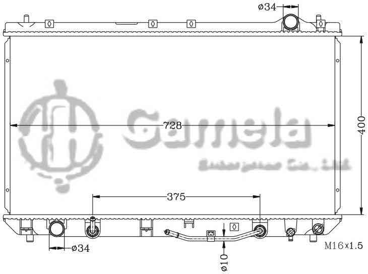 6112033N - Radiator-for-TOYOTA-CAMRY-97-00-MCV20-AT-OEM-16400-0A060-20090-DPI-1910