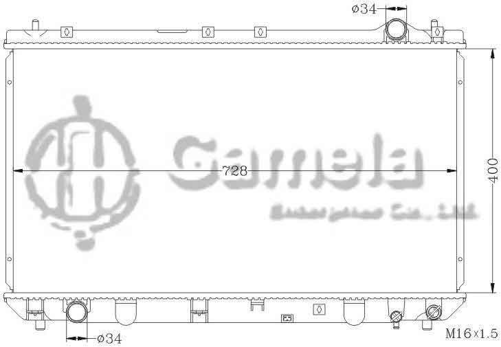 6112034N - Radiator-for-TOYOTA-CAMRY-97-00-MCV20-MT-OEM-16400-0A050-DPI-2004