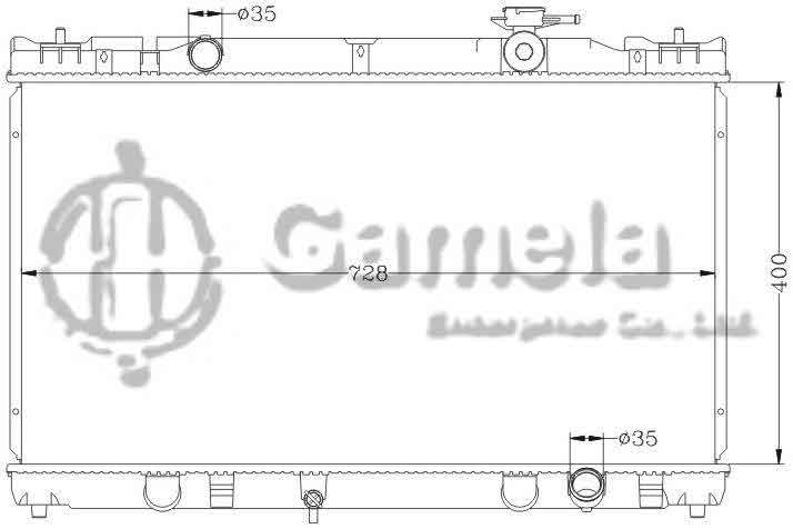 6112036AN - Radiator-for-TOYOTA-CAMRY-03-06-ACV30-MT-OEM-16400-28270