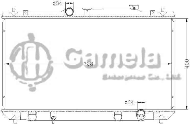 6112046N - Radiator-for-TOYOTA-CAMRY-04-SOLARA-MT-OEM-16400-0H040-0H060