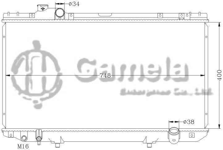 6112054N - Radiator-for-TOYOTA-LEXUS-95-98-JZS147-MT