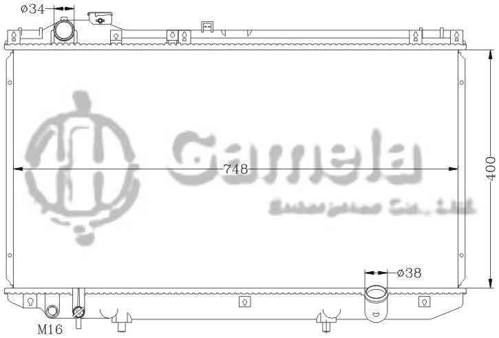 6112056N - Radiator-for-TOYOTA-LEXUS-99-JZS160-MT-OEM-16400-46560