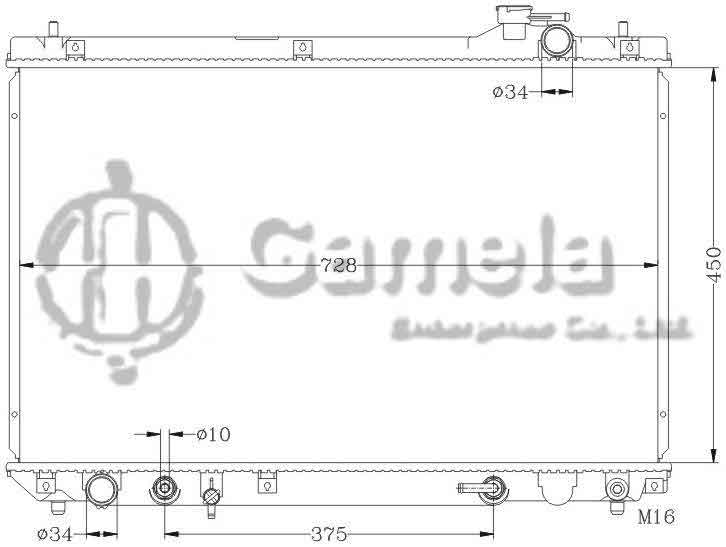 6112059N - Radiator-for-TOYOTA-LEXUS-95-99-RX300-AT-OEM-16400-20120-20130-16400-20180-20220-DPI-2452-2271