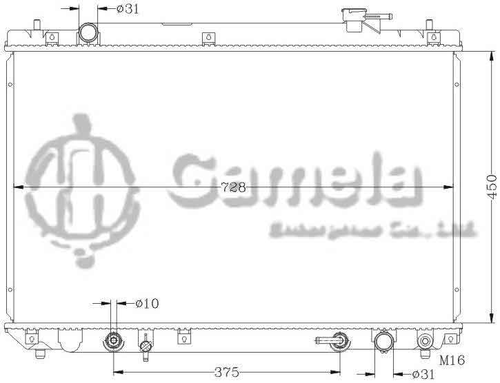 6112061N - Radiator-for-TOYOTA-LEXUS-95-99-RX300-AT-OEM-16400-7A550-DPI-2453