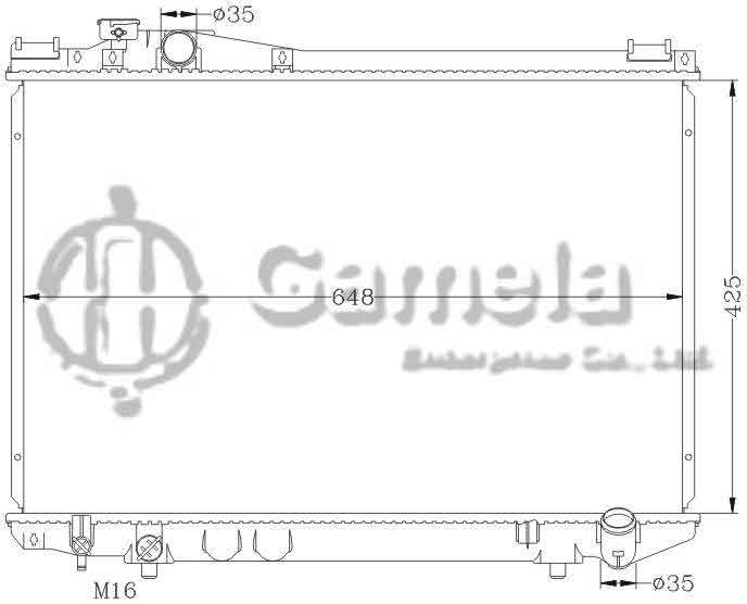 6112068N - Radiator-for-TOYOTA-CROWN-92-96-JZS133-MT-OEM-16400-46150