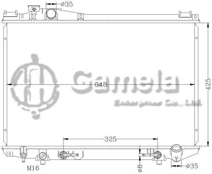 6112069N - Radiator-for-TOYOTA-CROWN-92-96-JZS133-AT-OEM-16400-46160