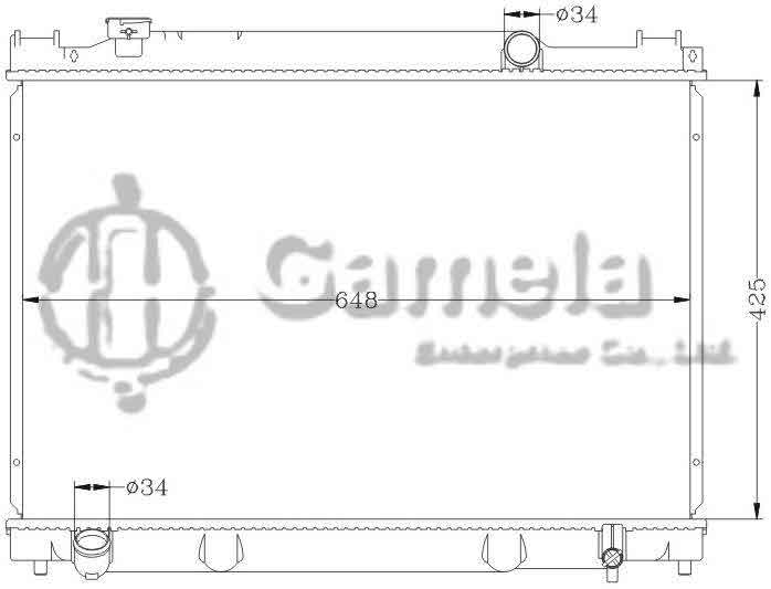 6112074N - Radiator-for-TOYOTA-CROWN-YXS10-95-01-MT-OEM-16400-73520