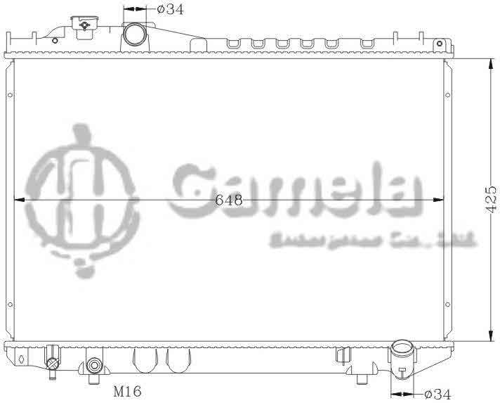 6112078AN - Radiator-for-TOYOTA-CROWN-2-8-83-87-MS132-MT-OEM-16400-43090