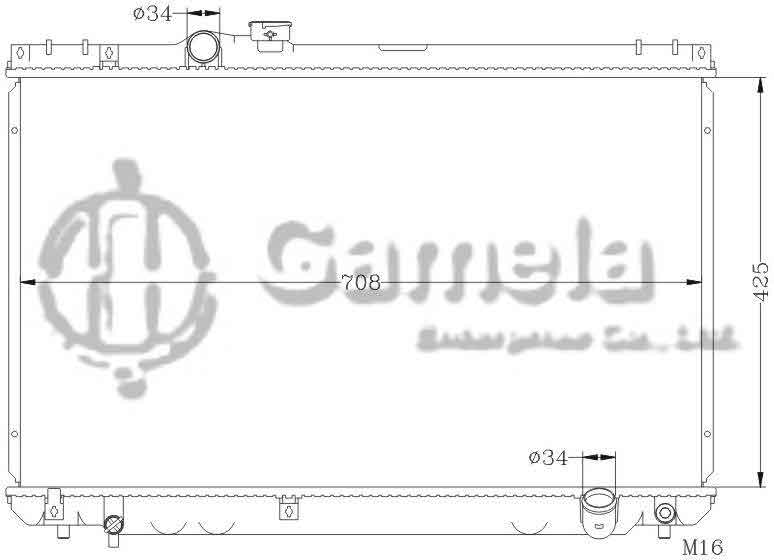 6112080AN - Radiator-for-TOYOTA-CROWN-98-00-JZS155-MT