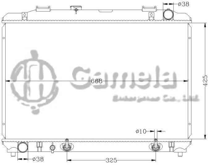 6112085N - Radiator-for-TOYOTA-TOWNACE-NOAH-96-AT-OEM-16400-6A150