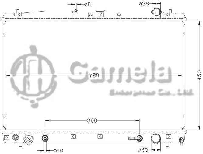 6112089AN - Radiator-for-TOYOTA-PREVIA-ESTIMA-99-03-AT-TOYOTA-AVENSIS-VERSO-01-AT