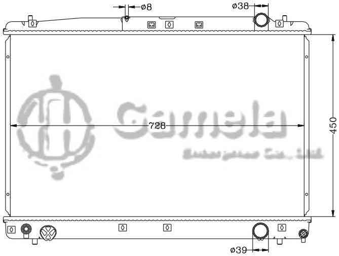 6112090AN - Radiator-for-TOYOTA-PREVIA-ESTIMA-99-03-MT-TOYOTA-AVENSIS-VERSO-01-MT-OEM-16400-27050