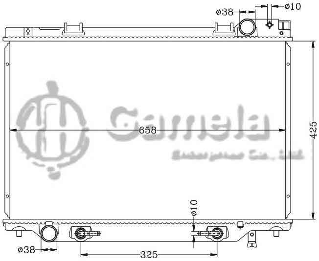 6112091N - Radiator-for-TOYOTA-PREVIA-90-94-TCR10-AT-OEM-16400-76061-76081-DPI-1155