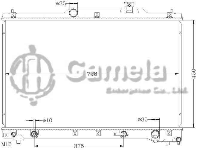 6112093N - Radiator-for-TOYOTA-PREVIA-03-ACR30-AT-OEM-16400-28100