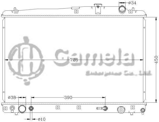 6112094N - Radiator-for-TOYOTA-PREVIA-MCR30-AT-OEM-16400-20170