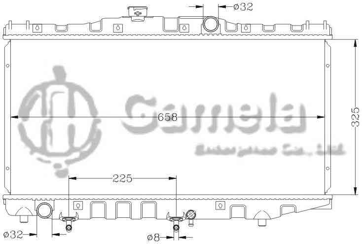 6112097N - Radiator-for-TOYOTA-COROLLA-84-89-AT150-AT-OEM-16400-14050-15200-DPI-931