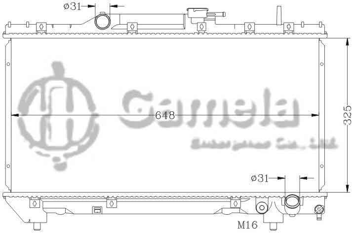 6112108N - Radiator-for-TOYOTA-CARINA-92-94-ST191-MT-OEM-16400-03090-74840