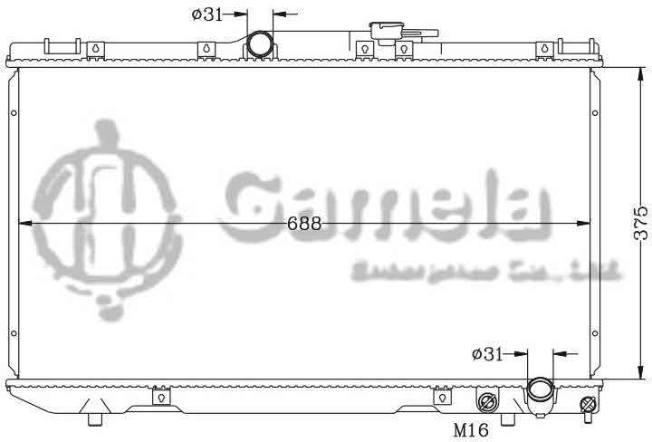 6112116N - Radiator-for-TOYOTA-CARINA-92-94-CT190-MT-OEM-16400-64730-64731-64780