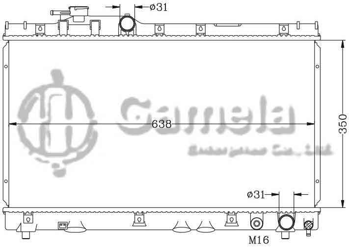 6112120AN - Radiator-for-TOYOTA-CELICACARINA-94-97-ST200-MT-OEM-16400-7A060-7A080