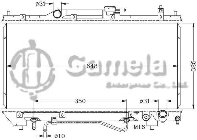 6112135N - Radiator-for-TOYOTA-AVENSIS-01-ST220-AT-OEM-16400-0D100